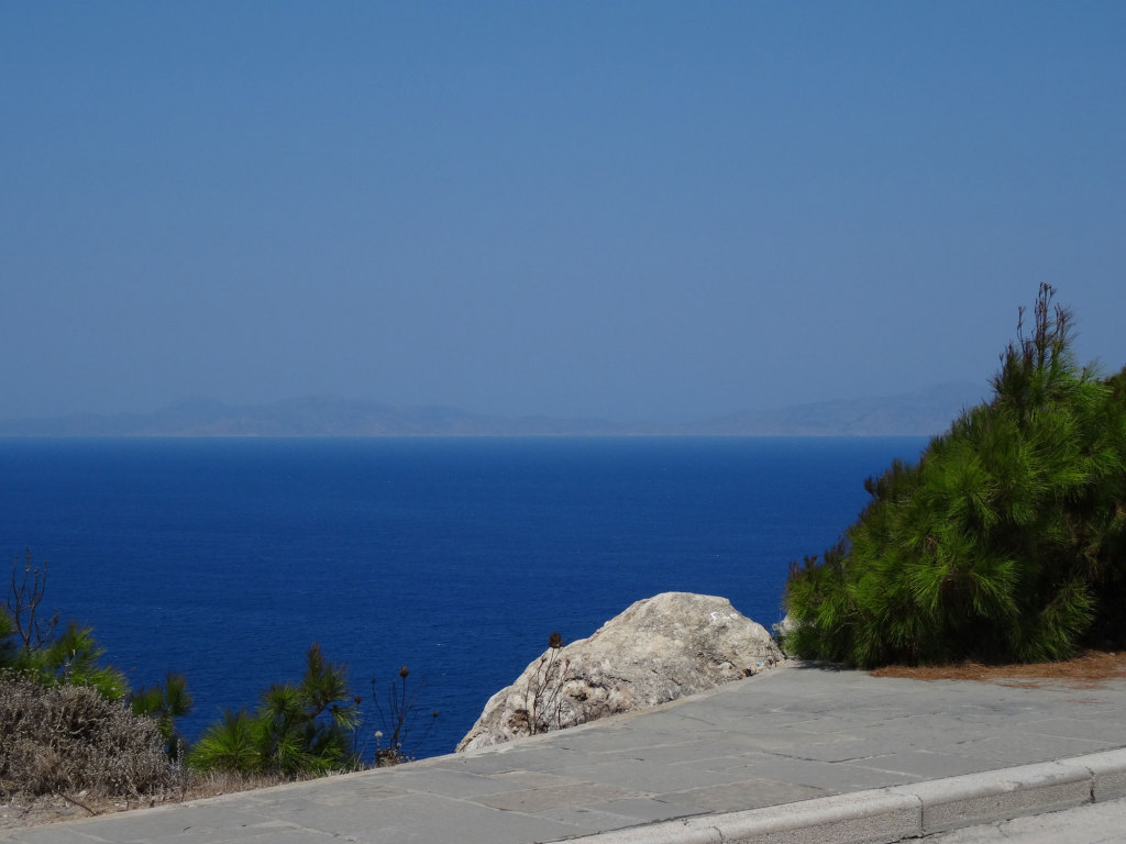 Rhodos-Stadt - Blick auf die türkische Küste