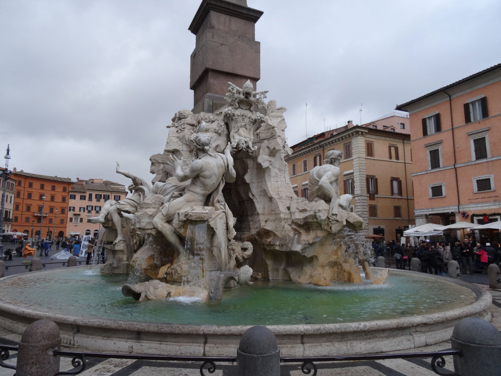 Piazza Navona - Vierflüsse-Brunnen