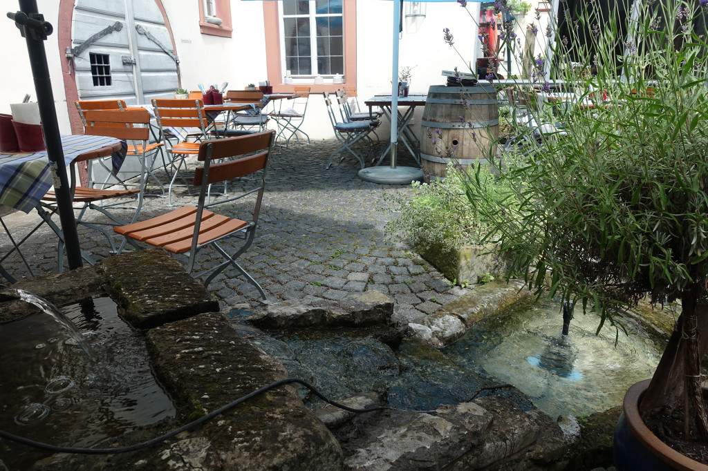 Im Restaurant "Zum Schwan" in Sommerach