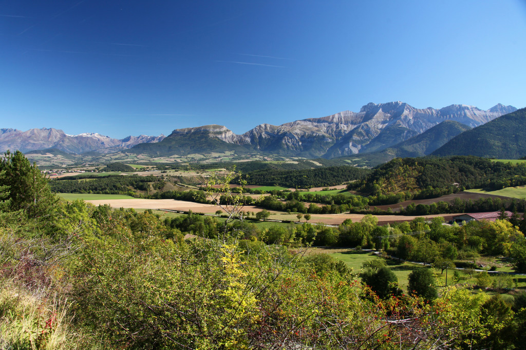 Landschaft südlich von Grenoble